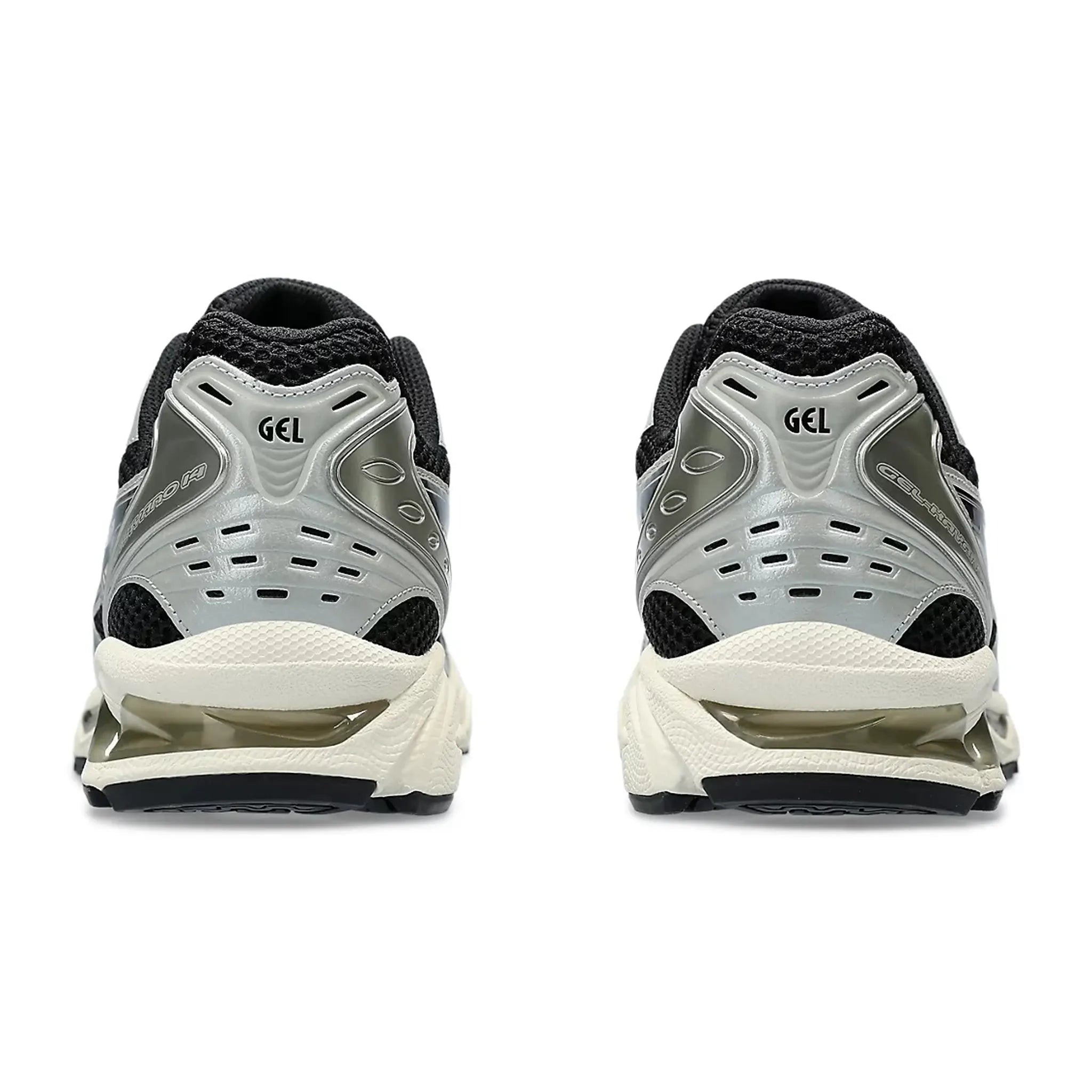 Back view of ASICS Gel-Kayano 14 Black Seal Grey 1201A019-005